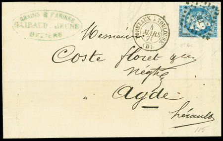 N°46B, belles marges, OBL losange de points ambulant