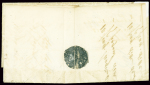 Lettre avec CAD rect d'essai "Tarbes 63 8 février 1828" (ind 24). B/TB