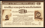 N°272-C11 Carnet 50c Fachi "MIR-MAZDA-BENJAMIN-BENJAMIN",