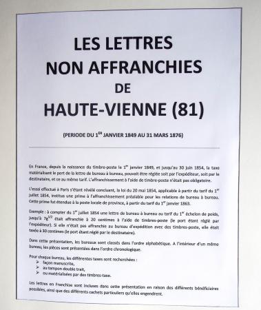 HAUTE-VIENNE Album Safe noir contenant 87 lettres non