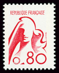 N°1841A-B-C Marianne de Béquet, non émis, les 3 nuances