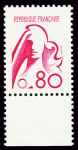 N°1841A-B-C Marianne de Béquet, non émis, les 3 nuances
