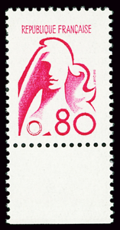 N°1841A-B-C Marianne de Béquet, non émis, les 3 nuances