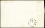 2 lettres : n°3 OBL grille + T14 Saujon (1849) et n°4 OBL grille + T15 Saujon (1851), ind 17 et ind 15. TB