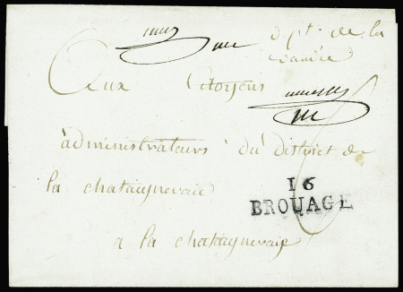 2 MP "16 Brouage" (les 2 sans date), ind 21 chaque. TB
