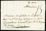 Marque manuscrite "De Cozes" (1772 - L n°1), ind 20. TB