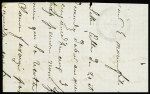 N°14 OBL PC 4437 + T22 Dolus (1862) sur devant de lettre, ind 22. RR et TB