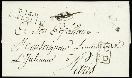 MP "P 16 P La Flotte" (1807), ind 19. Jolie pièce