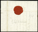 Marque au tampon circulaire "Isle Dolleron" (1770 - L n°1a - 1770), ind 16. TB
