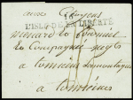 2 lettres avec MP "16 L'Isle de la Liberté", 1794 (faible) et 1795 (TB)