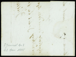 2 lettres avec MP "16 L'Isle de la Liberté", 1794 (faible) et 1795 (TB)