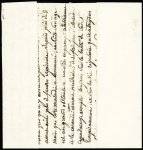Lettre de Paris pour Jonzac réexpédiée à Saintes (1831) avec au verso MP "Deb 16 Ionsac", ind 19. TB