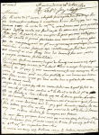 Lettre de Saint Martin de Ré pour Nantes avec marque manuscrite "Payé jusquanante" (1698), ind 20. TB