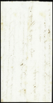 Lettre de la Rochelle pour Cognac avec au verso marque manuscrite "Deb de St Jean d'Angely" (1777), ind 20. TB