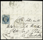 N°29 OBL étoile 20 + CAD "Paris R. St DOMque St Gn 53" (20 janv 71) sur ballon monté pour La Rochelle avec arrivée 23 janv (Le Général Daumesnil). TB