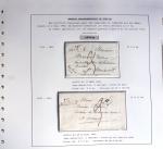 87 marques à numéros (port dû et port payé) : Aunay à Rochefort - en 3 albums Safe : A étudier (pièces intéressantes et bons indices).