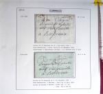 72 marques à numéros (port dû et port payé) : Royan à La Tremblade - en 3 albums Safe :  A étudier (pièces intéressantes et bons indices).