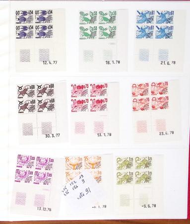 1926-1985, Collection de coins-datés en 2 albums, apparemment