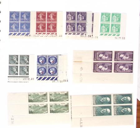 1926-1985, Collection de coins-datés en 2 albums, apparemment