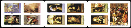 N°BC4132 carnet Chefs-d'oeuvre de la peinture, variété