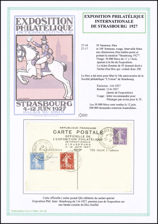 N°242A  obl. de l'exposition Philatélique internationale