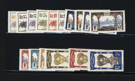 N°33/48 les 16 valeurs complètes, neuves *, très frais,
