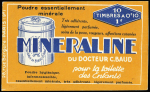 N°188-C1, carnet de 10 timbres 10c vert "Semeuse" avec