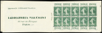 N°188-C1a, variété sur case 5 sur carnet de 10 timbres