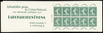 N°188-C2, carnet de 10 timbres 10c vert "Semeuse" avec