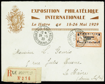 N°257A Exposition philatélique du Havre obl. càd 24.5.29