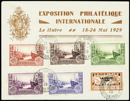 N°257A Exposition philatélique du Havre obl. càd 20.5.29