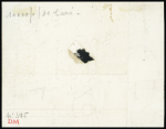 N°13Ad 10c bistre, Type I, coin de feuille avec filets