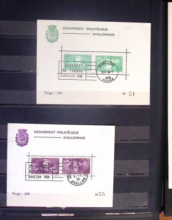 1795-2014, Collection de 10 classeurs de lettres anciennes,