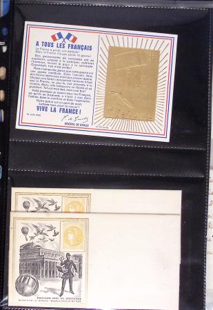 1795-2014, Collection de 10 classeurs de lettres anciennes,