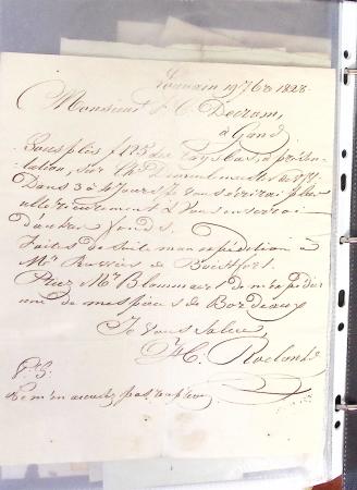 1795-2014, Collection de 10 classeurs de lettres anciennes,
