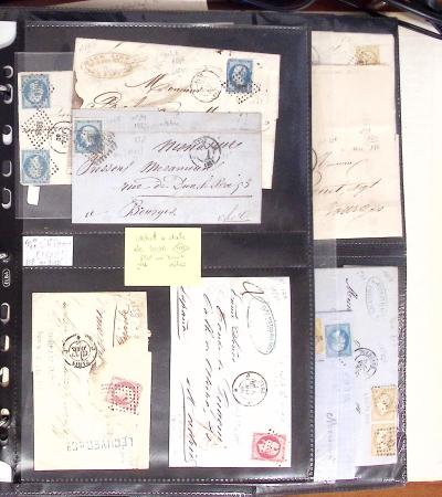 1795-2014, Collection de 10 classeurs de lettres anciennes,