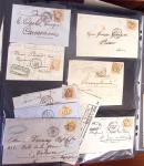 1795-2014, Collection de 10 classeurs de lettres anciennes,