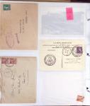 1795-2014, Collection de 10 classeurs de lettres anciennes,