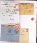 1795-2014, Collection de 10 classeurs de lettres anciennes,