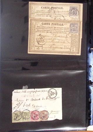 1795-2014, Collection de 10 classeurs de lettres anciennes,
