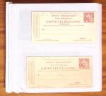 1795-2014, Collection de 10 classeurs de lettres anciennes,
