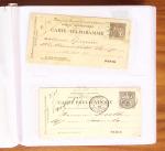 1795-2014, Collection de 10 classeurs de lettres anciennes,