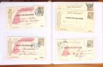 1795-2014, Collection de 10 classeurs de lettres anciennes,