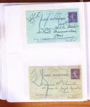 1795-2014, Collection de 10 classeurs de lettres anciennes,