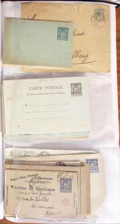 1795-2014, Collection de 10 classeurs de lettres anciennes,