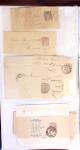 1795-2014, Collection de 10 classeurs de lettres anciennes,