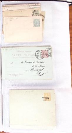 1795-2014, Collection de 10 classeurs de lettres anciennes,