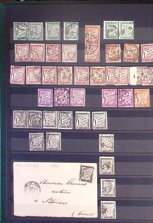 1795-2014, Collection de 10 classeurs de lettres anciennes,
