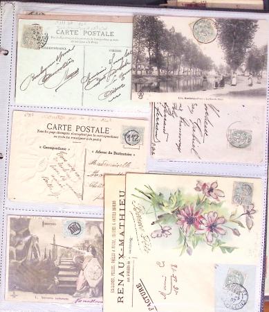 1795-2014, Collection de 10 classeurs de lettres anciennes,