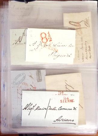 1811-1983, Lot en 7 albums et classeurs plus une pochette